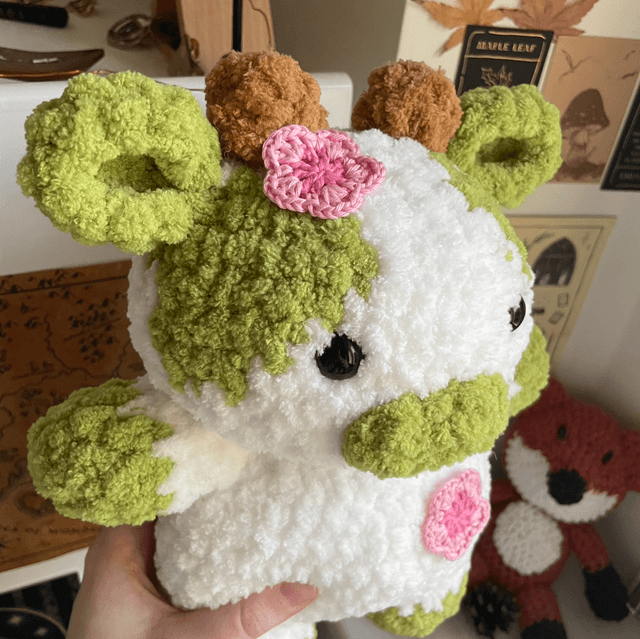 Vache printemps